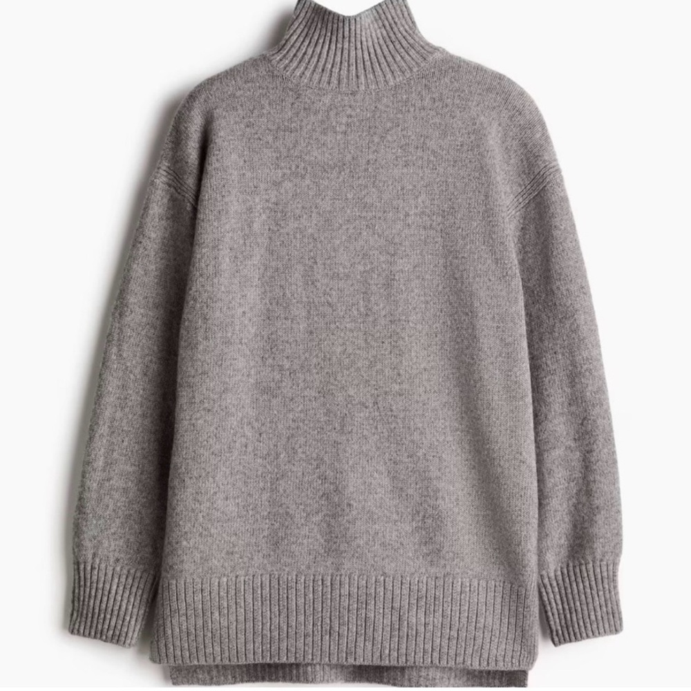 H&M Charcoal Cowl Neck Sweater